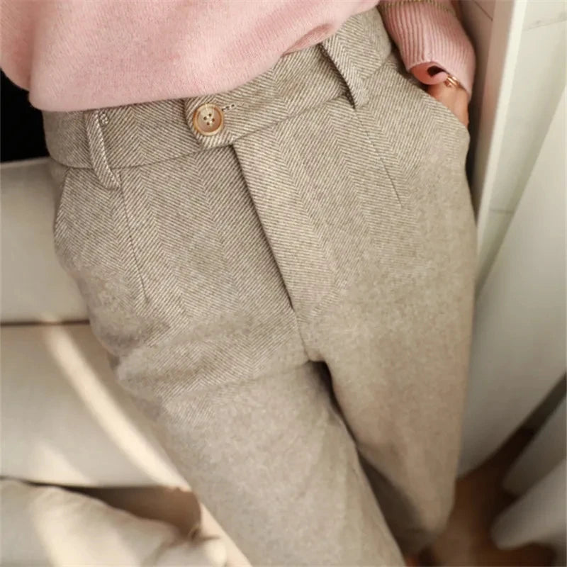 Woolen Pants Women's