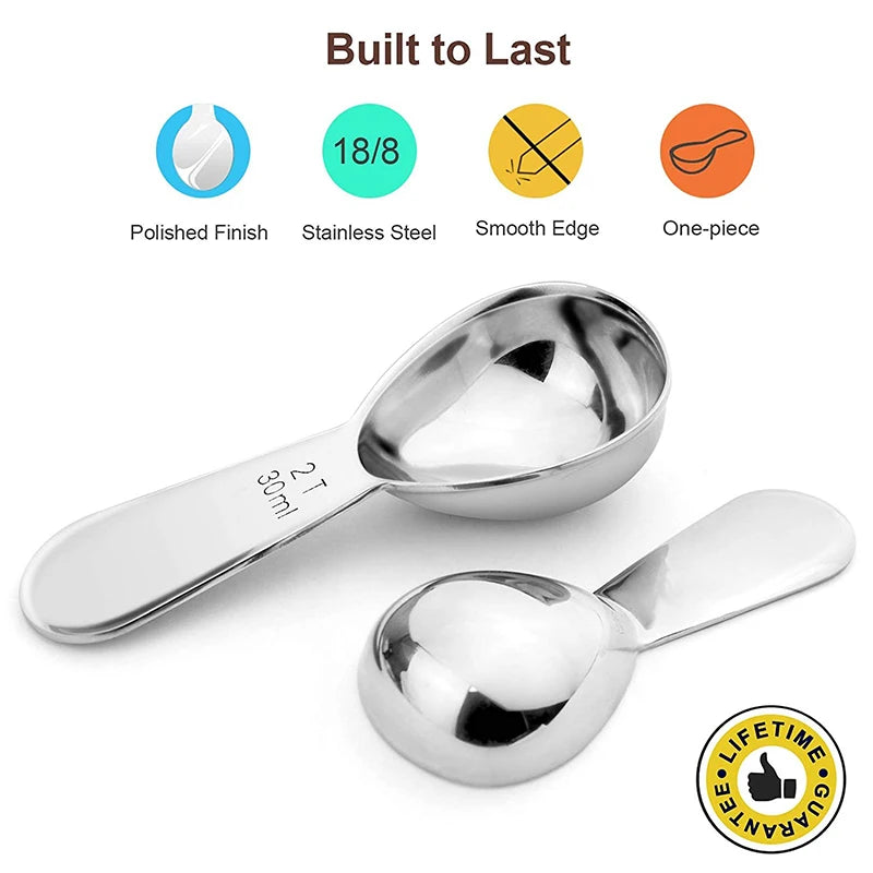 Endurance Stainless Steel Coffee Scoops