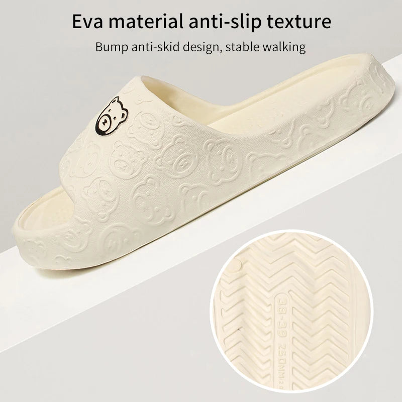 Non-slip Slippers Female Outer Wear 2024