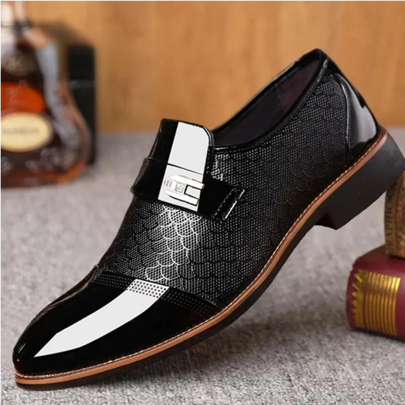 Italian Black Formal Shoes Men