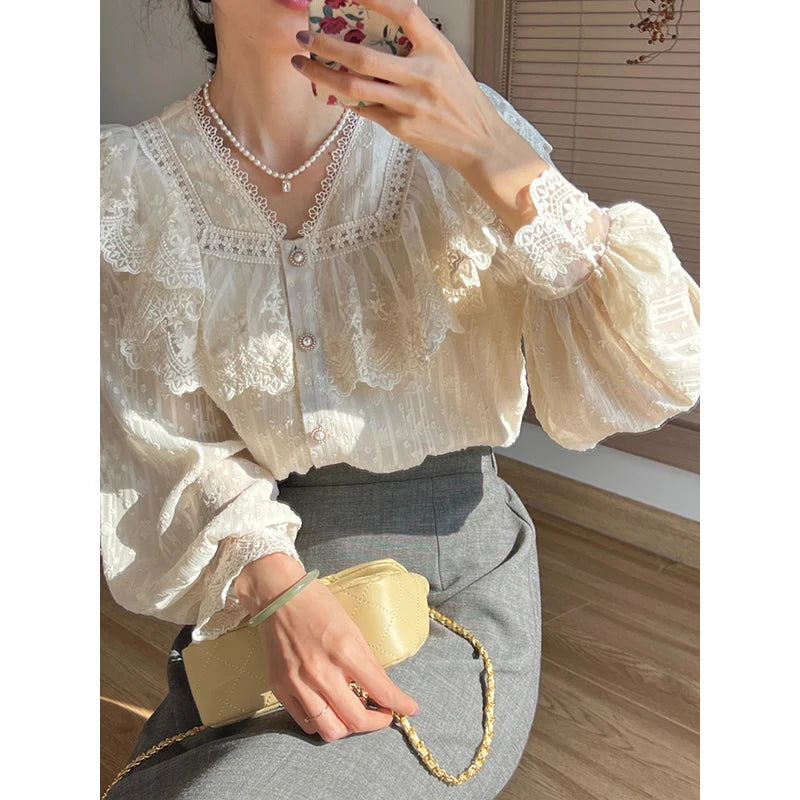 Vintage French Women Shirts