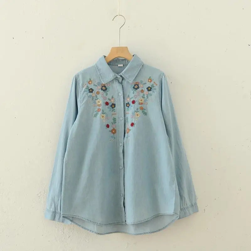 New Autumn Cotton Denim Shirts