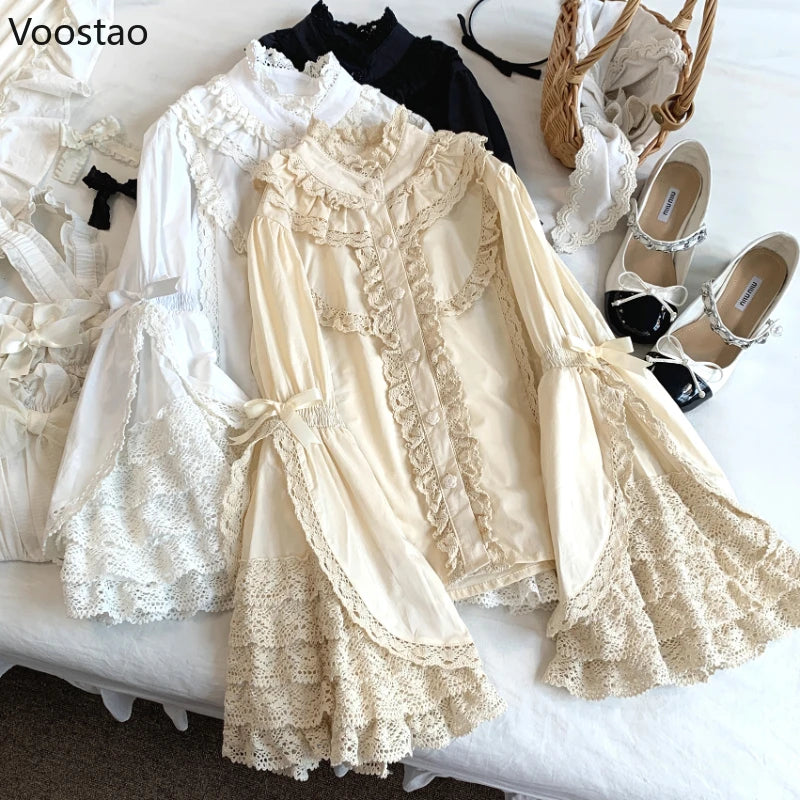 Victorian Elegant Lolita Shirts