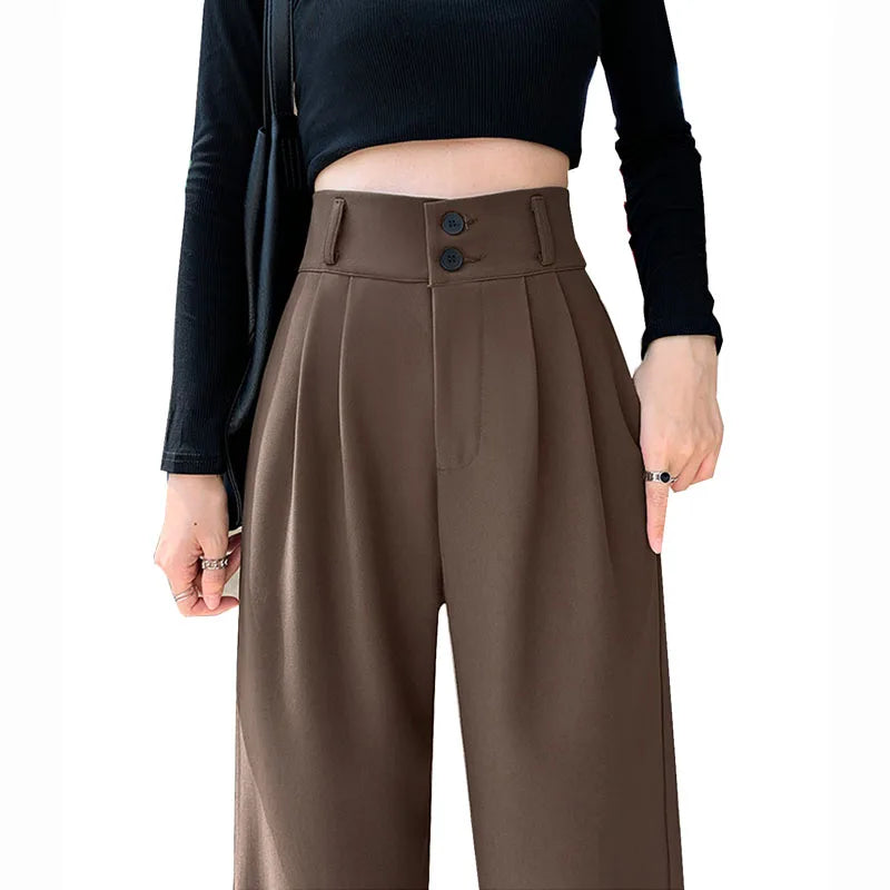 High Waist Wide Leg Pants for Women