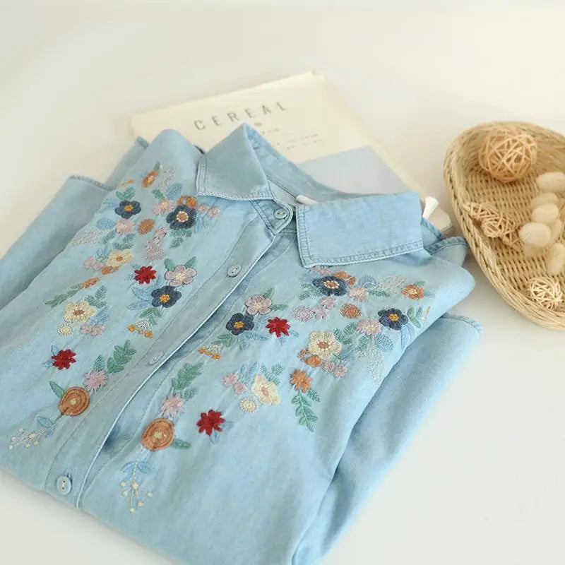 New Autumn Cotton Denim Shirts