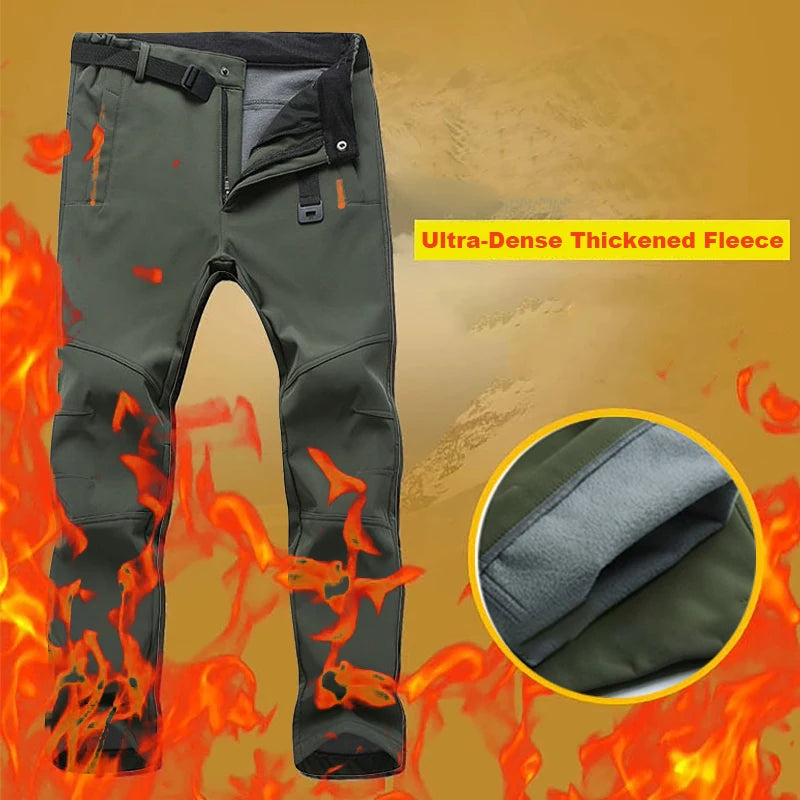 Men Pants Hiking Climbing Camping Waterproof Work Pants