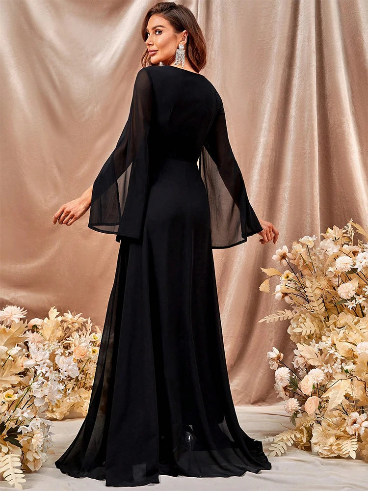 Women Floor-Length Dresses Formal Party