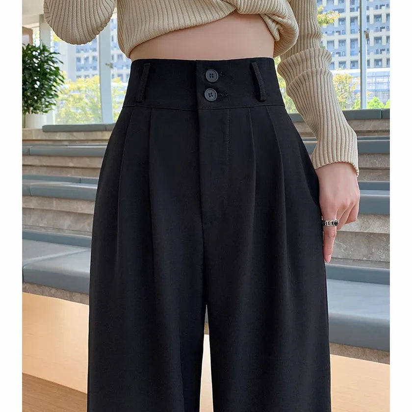 High Waist Wide Leg Pants for Women