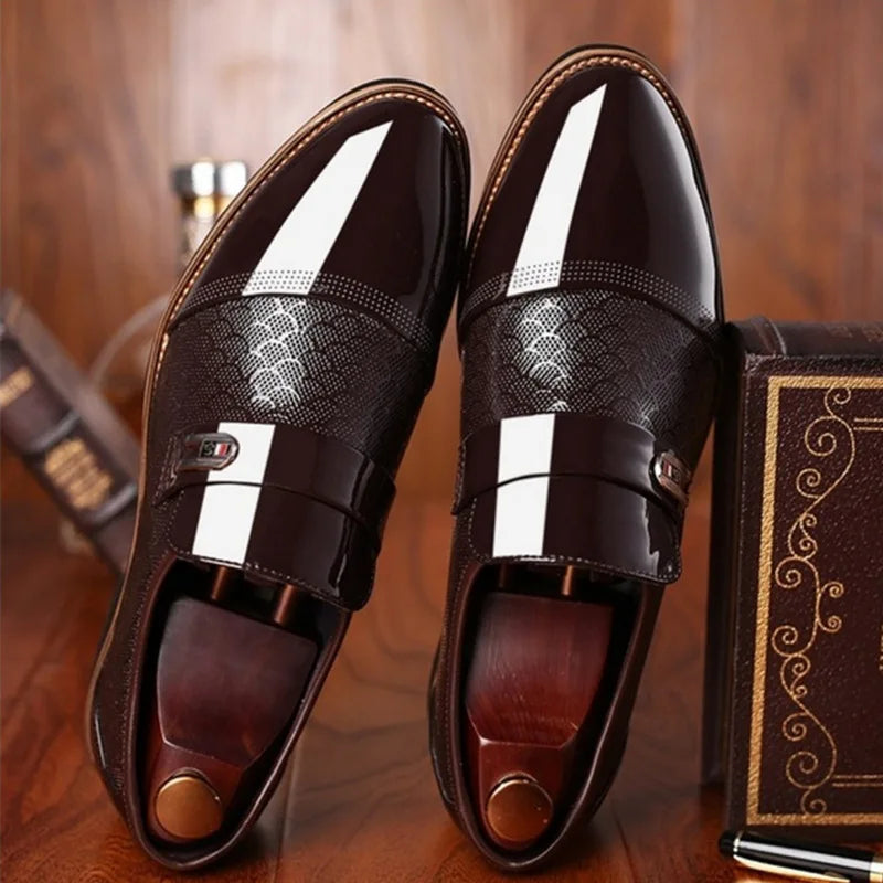 Italian Black Formal Shoes Men