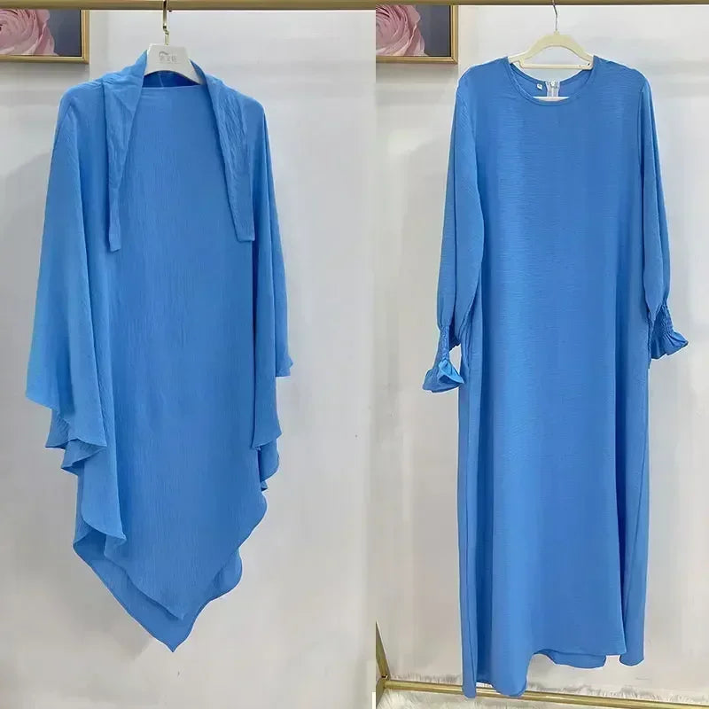 Jilbab Set Muslim Women Prayer Outfit