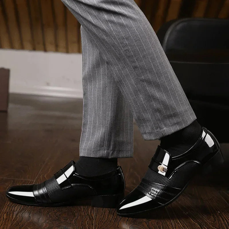 Men Oxfords Fashion Business Dress Men Shoes