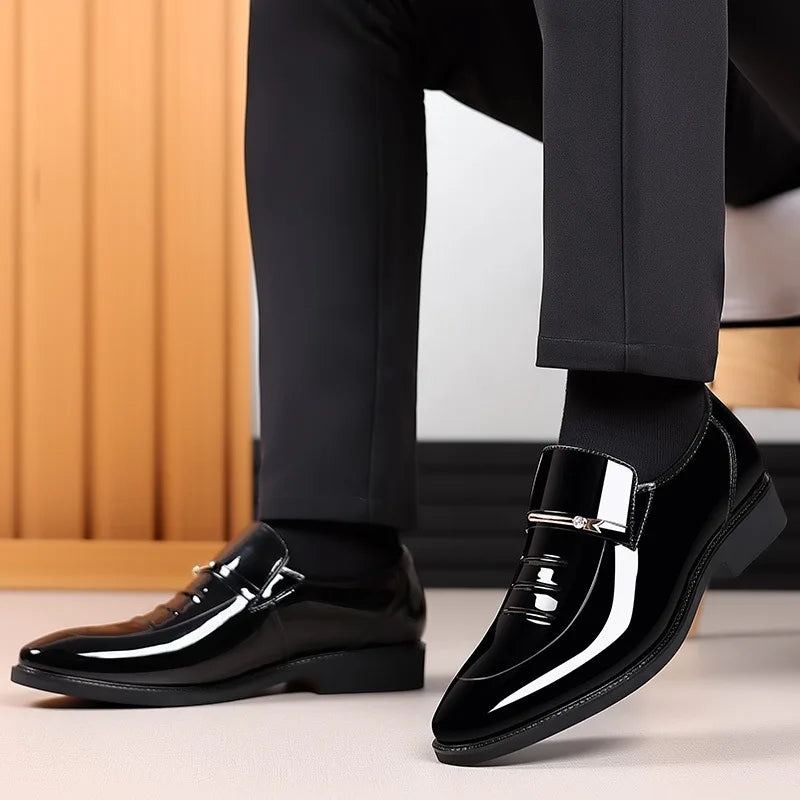 Patent Leather Shoes for Men