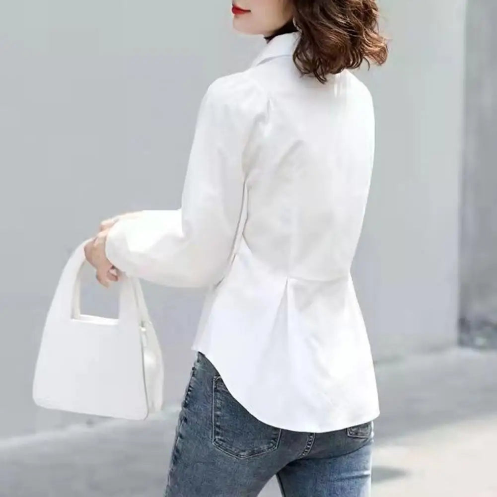 Spring Fall Blouse OL Style Long Sleeve