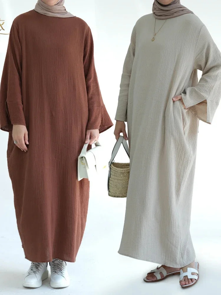 Muslimische Abaya Kleid für Frauen 2024