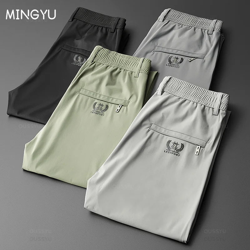 2024 Summer Men's Casual Pants Thin Soft