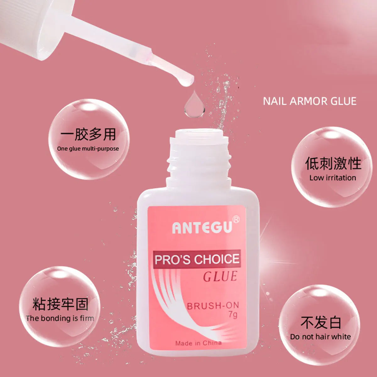 7g/bottle Fast-dry Nail Glue Professional