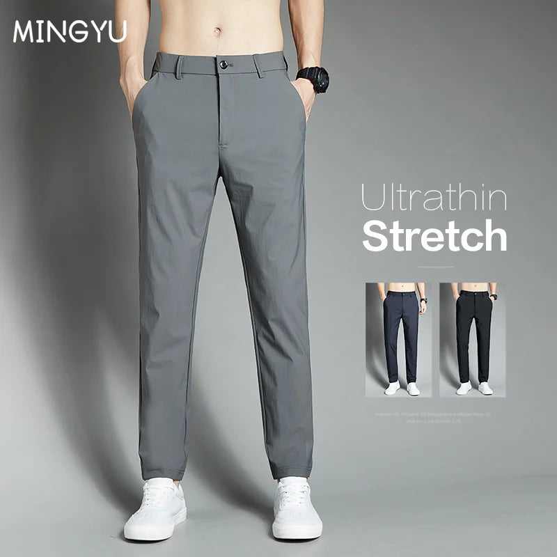 Brand Clothing Summer Stretch Casual Pants