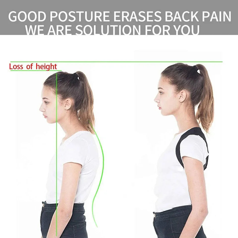 Boys Girls Adjustable Posture Corrector Back Support