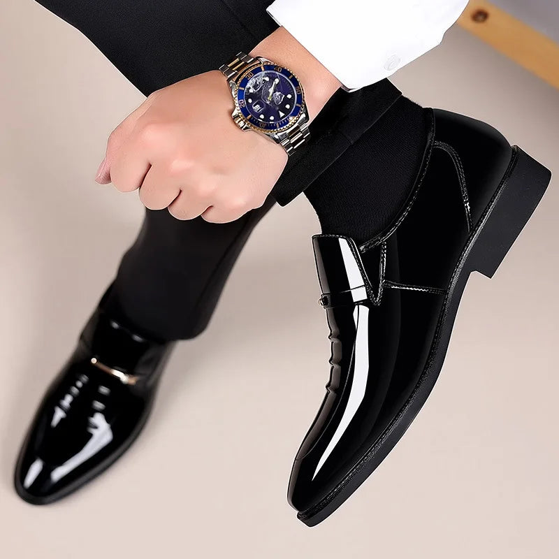 Patent Leather Shoes for Men