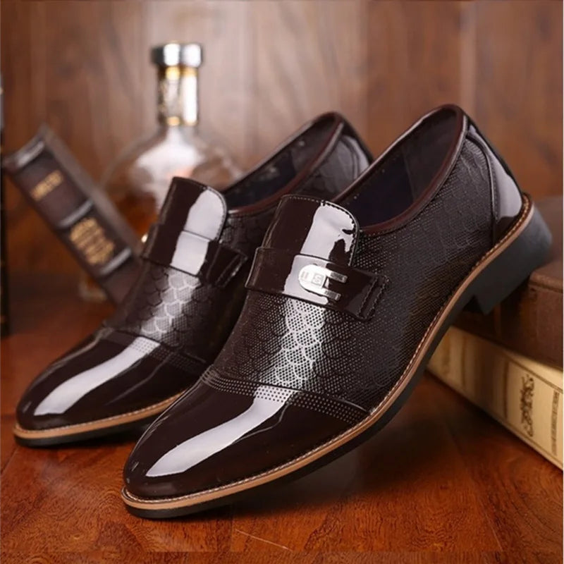 Italian Black Formal Shoes Men