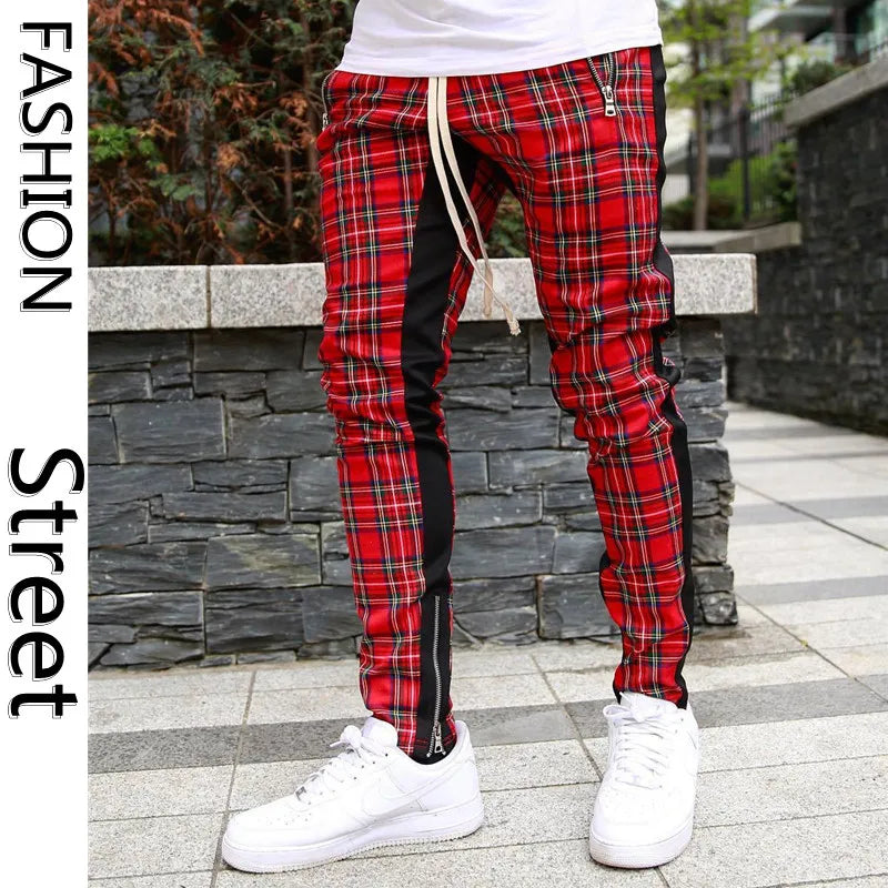 Scottish Style  Casual Sports Joggers Pants