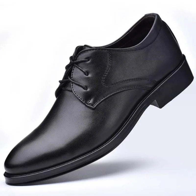 Men's Shoes Black Leather Formal Shoes