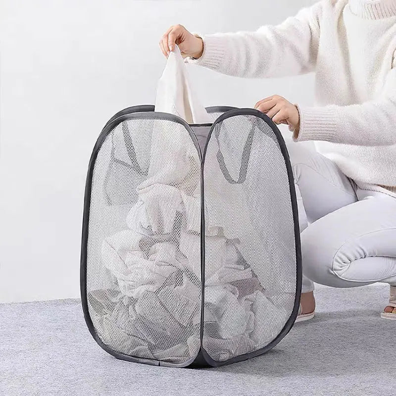 Foldable Dirty Clothes Storage Basket,