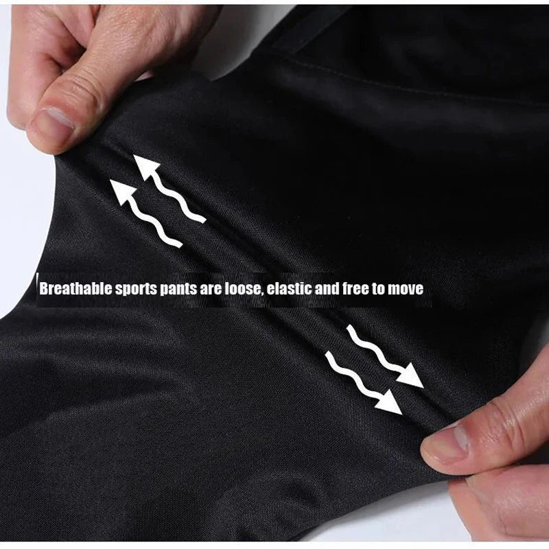 Men Sport and Running Pants With Zipper Pockets