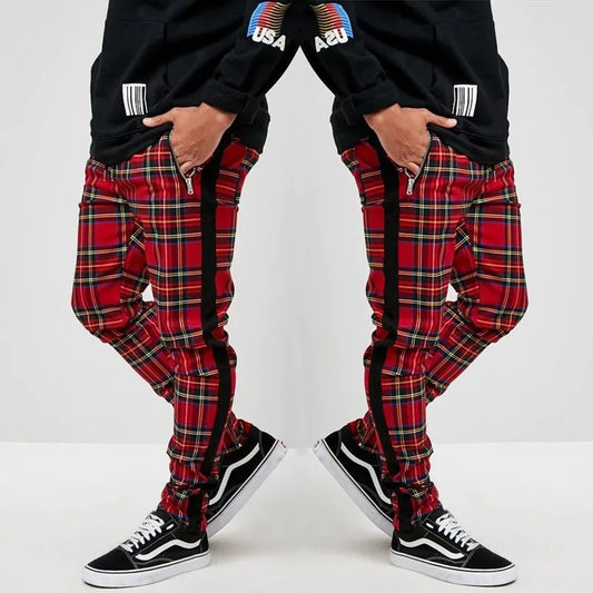 Scottish Style  Casual Sports Joggers Pants