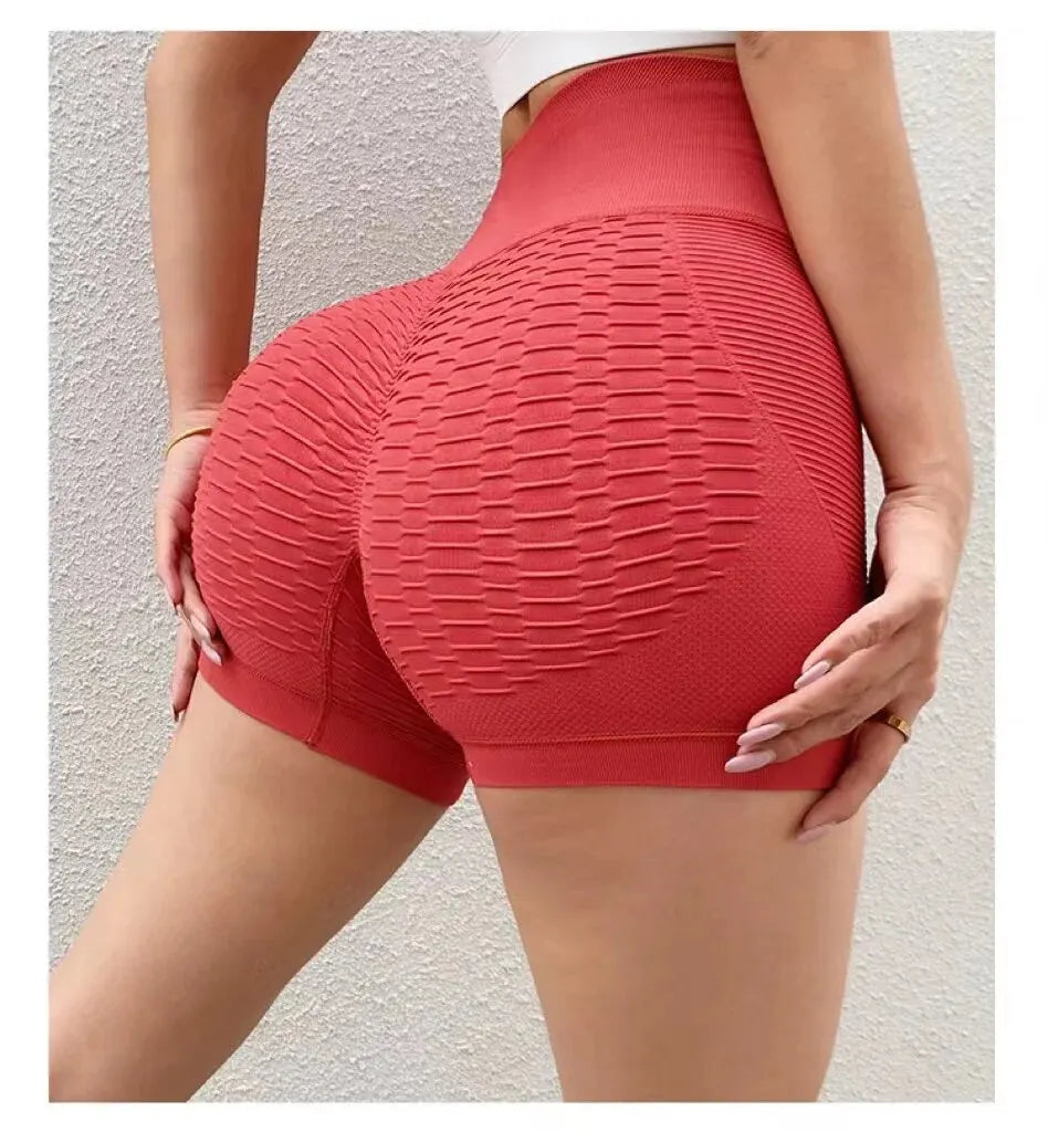 Women Sport Shorts High Waist Push Up Booty