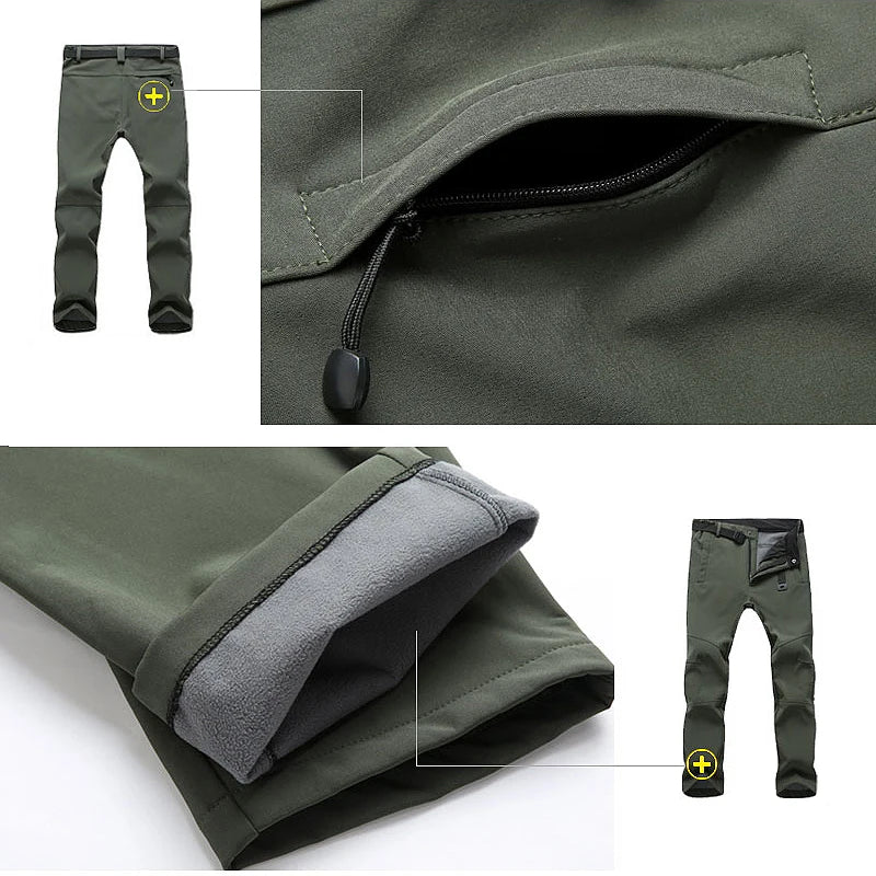 Men Pants Hiking Climbing Camping Waterproof Work Pants