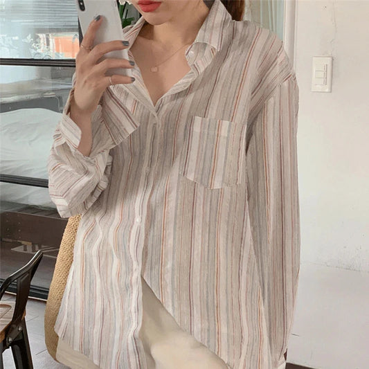 Tawoos Vintage Striped Shirts