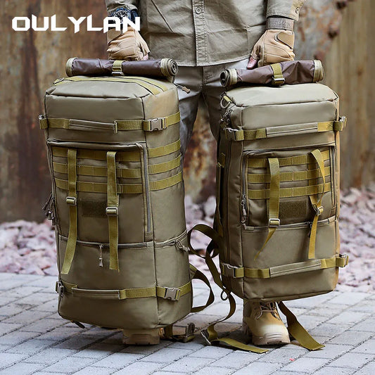 65L Tactical Backpack Men Travel Luggage Bag