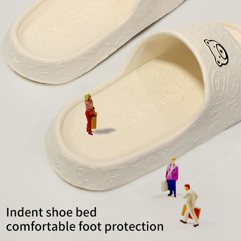 Non-slip Slippers Female Outer Wear 2024