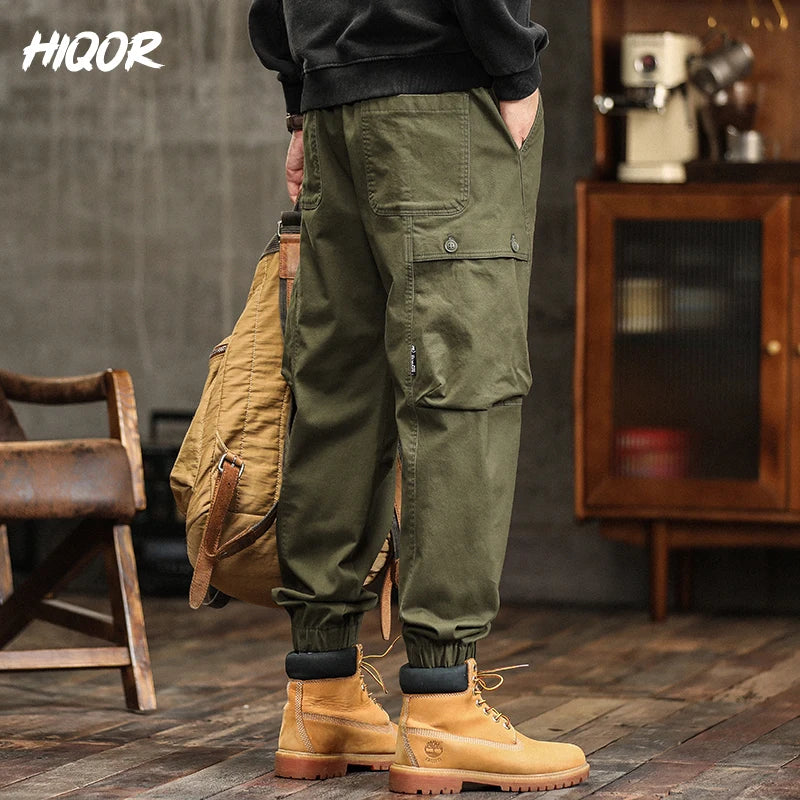 Men's Clothing Large Pocket Loose Overalls Men Outdoor