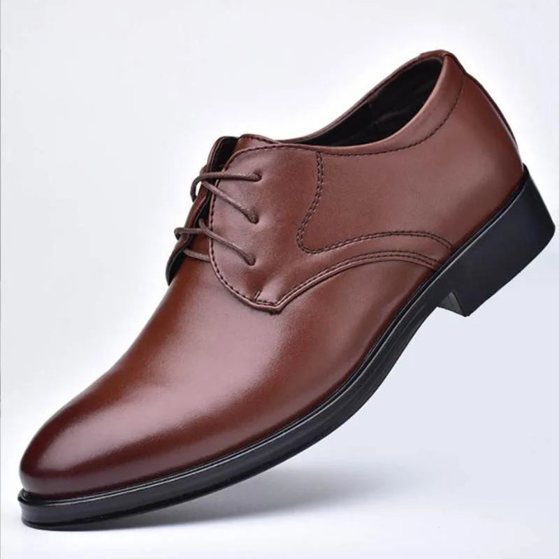 Men's Shoes Black Leather Formal Shoes