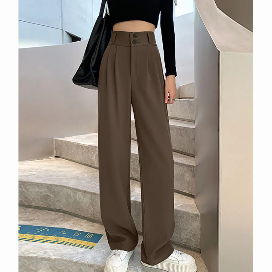 High Waist Wide Leg Pants for Women