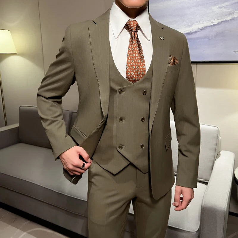 Men's Official Business Suits Groom's Wedding Dress