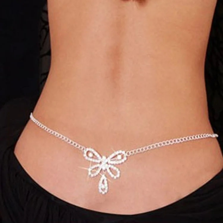 Rhinestone Body Chains Belt Crystal Waist Chains