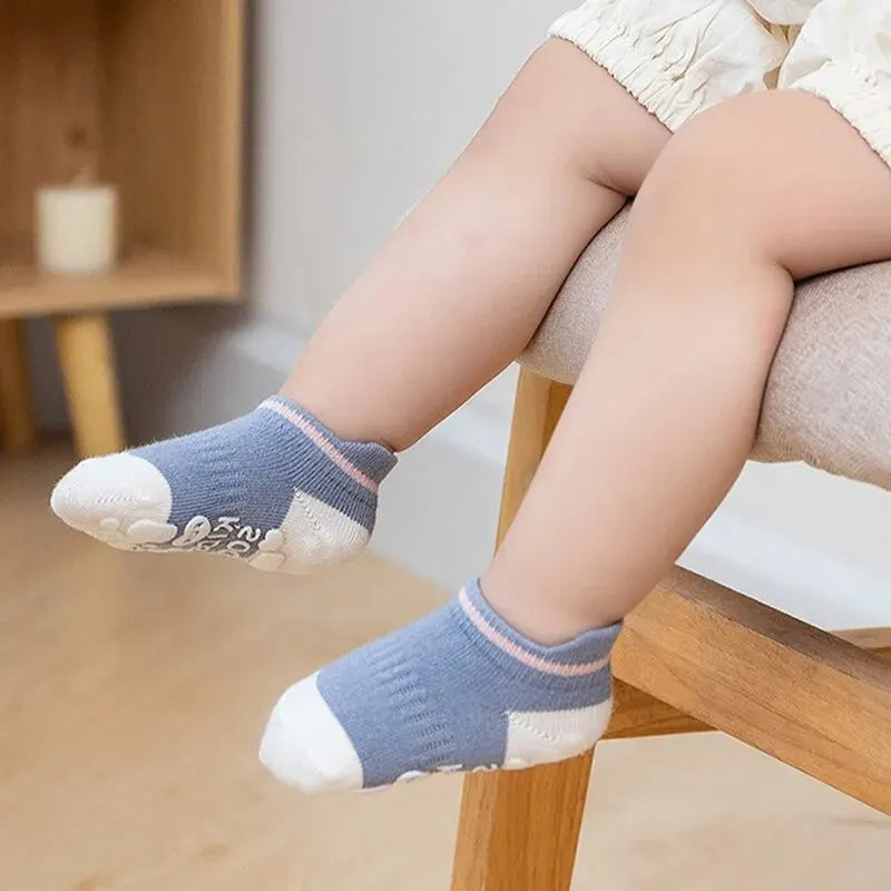 5Pairs/Lot Baby Anti Slip Socks