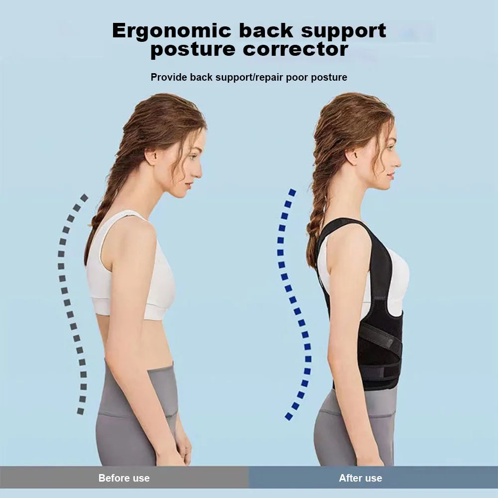 Multifunctional Adjustable Back Brace For Adult