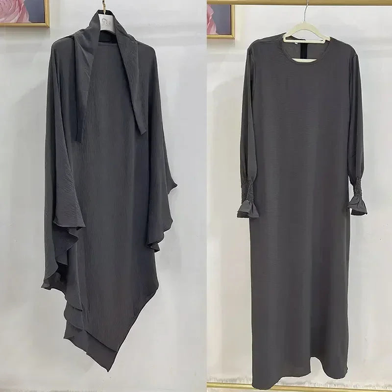 Jilbab Set Muslim Women Prayer Outfit