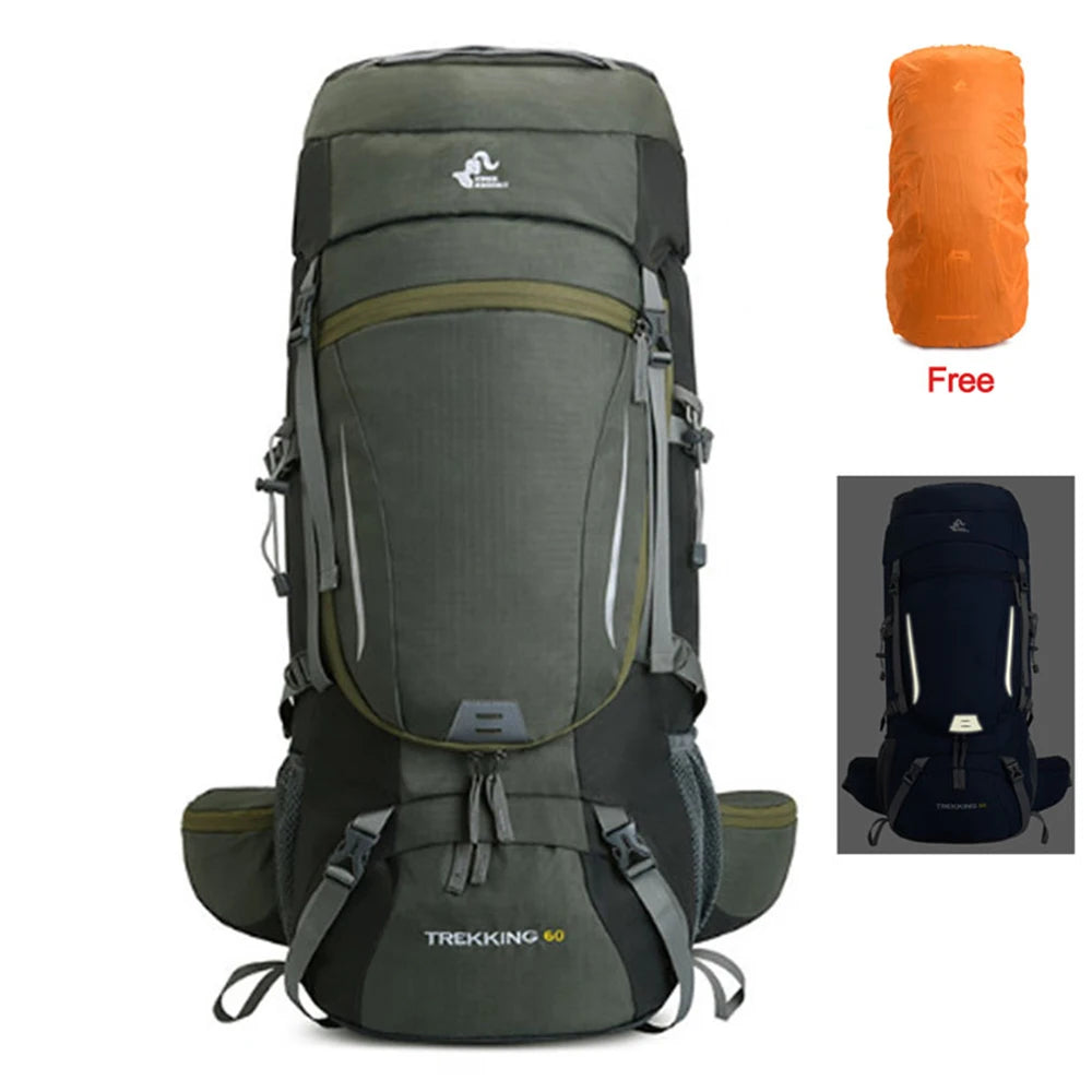 60L Camping Backpack Travel Sport Outdoor