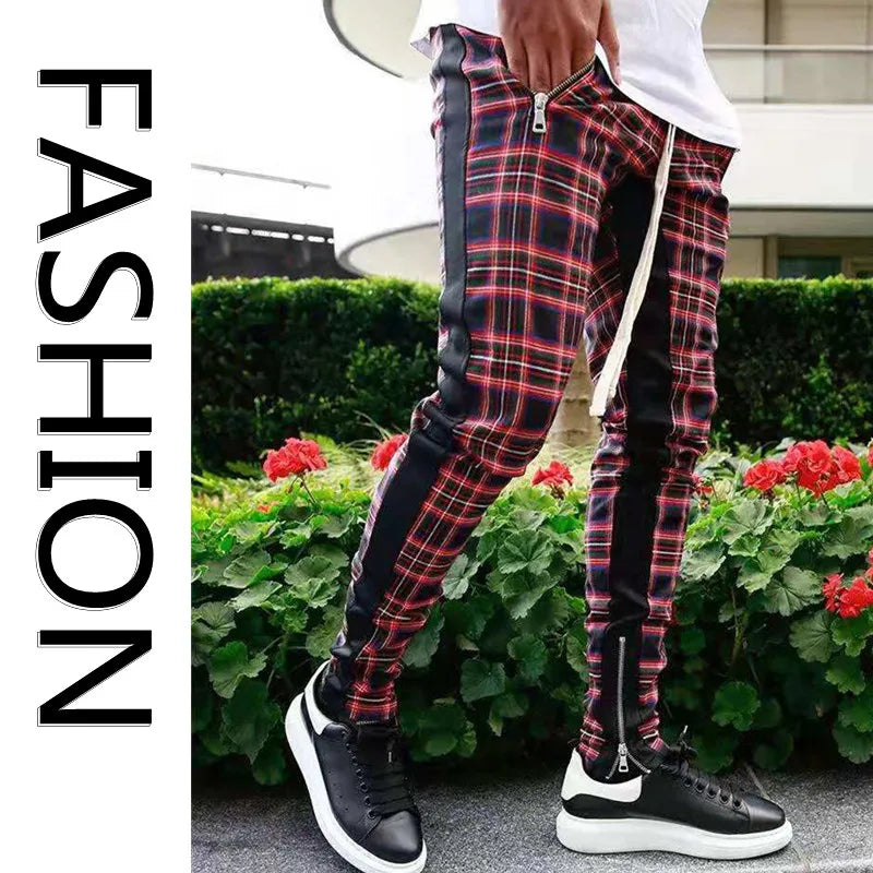 Scottish Style  Casual Sports Joggers Pants