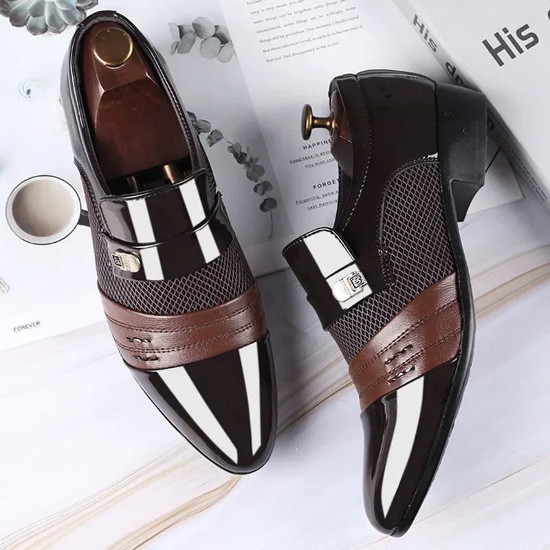 Men Oxfords Fashion Business Dress Men Shoes