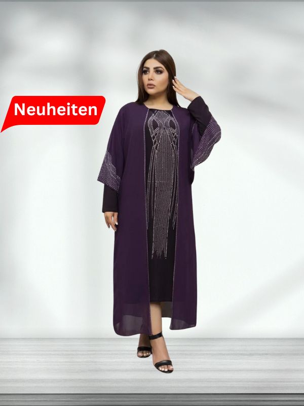 Elegantes Zweiteiliges Langkleid für Muslimische Frauen