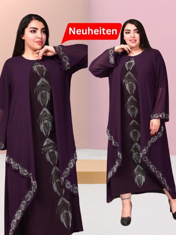 Neues muslimisches Langarmkleid für alle Anlässe